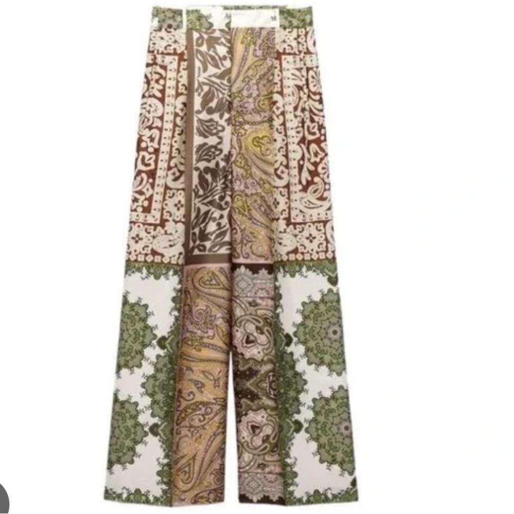 Zara PATCHWORK PANTS
MULTICOLORED